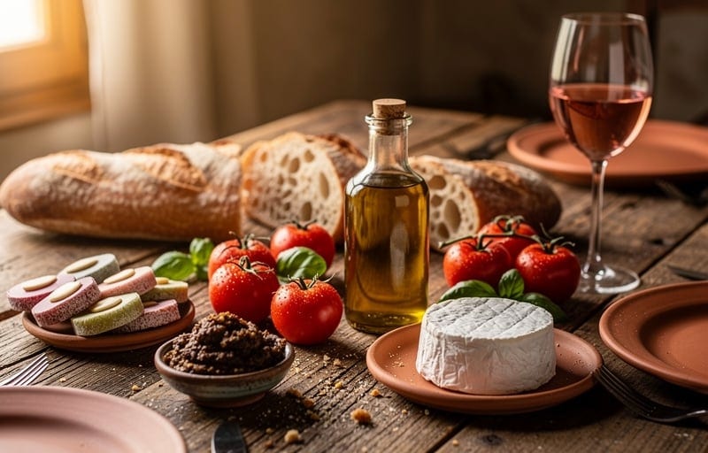Déjeuner gastronomique dans un village perché du Luberon